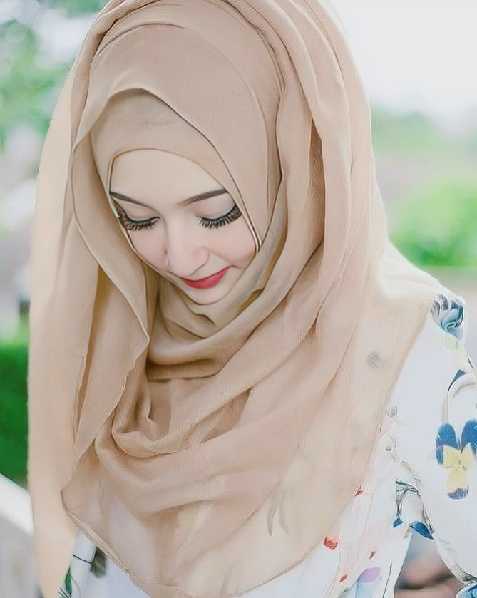beautiful hijab girl dp 